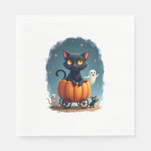 Serviette En Papier Scarecrow Cat Sentinel