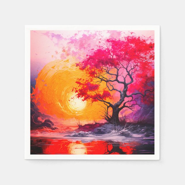 Serviette En Papier Scène Ai (Devant)