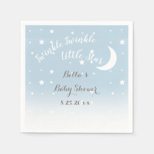 Serviette En Papier Scintillement peu de serviettes de papier bleues