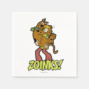 Serviette En Papier Scooby-Doo et Shaggy Zoinks!