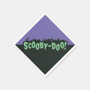 Serviette En Papier Scooby-Doo ! Logo Monster Silhouette