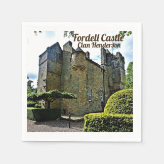 Serviette En Papier Scottish Clan Henderson Fordell Castle