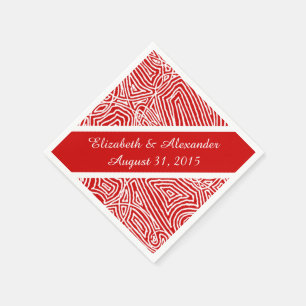 Serviette En Papier Scribbleprints Diamant