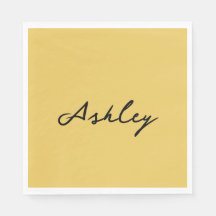 Script en or clair personnalisé