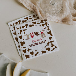 Serviette En Papier Seco d Rodeo Western Cowboy 2e anniversaire