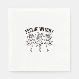 Serviette En Papier Sentiment Sorcière Rétro Sorcières Halloween