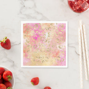 Serviette En Papier Série de design Leopard Paint 5 