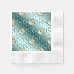 Serviette En Papier Serpent de Feu