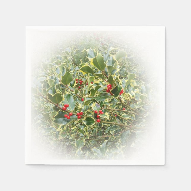 Serviette En Papier Serrures Holly (Devant)