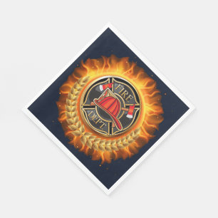 Serviette En Papier Service des incendies