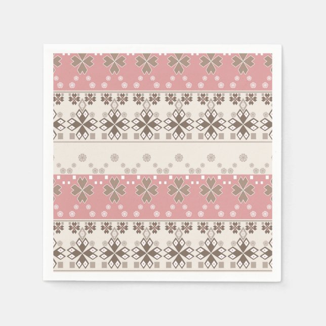 Serviette En Papier Serviette de bain beige rose (Devant)