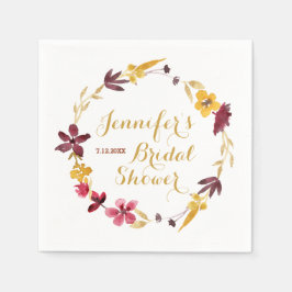 Serviette En Papier Serviette de douche fleur sauvage