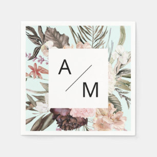 Serviette En Papier Serviette de Floral Wedding