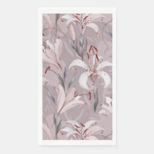 Serviette En Papier Serviette de papier Elegant Lily 