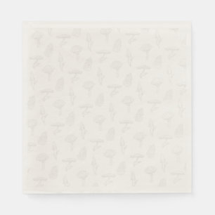 Serviette En Papier Serviette de récolte de champignons - Muet