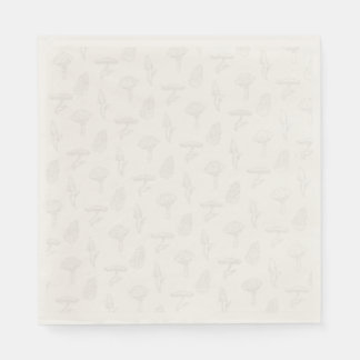 Serviette En Papier Serviette de récolte de champignons - Muet