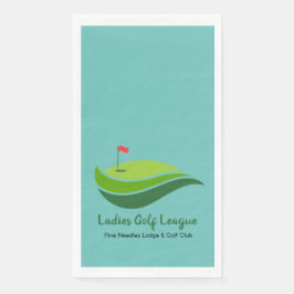 Serviette En Papier Serviette d'hôte de la Ladies Golf League