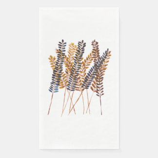 Serviette En Papier Serviette d'hôte en papier d'automne