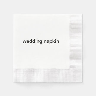 Serviette En Papier serviette mariage