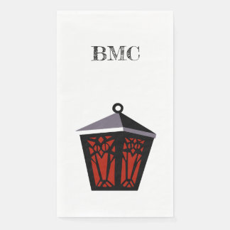 Serviette En Papier Serviettes à Lanterne Hibou Rouge