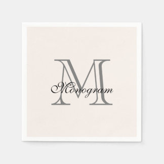 Serviette En Papier Serviettes à monogramme