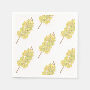 Serviette En Papier Serviettes à orchidées
