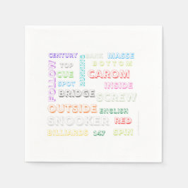 Serviette En Papier Serviettes à thème Snooker