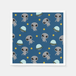 Serviette En Papier Serviettes Aliens