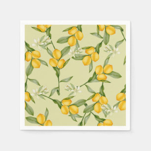 Serviette En Papier Serviettes au citron