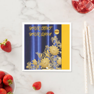 Serviette En Papier , Serviettes bleues et blanches,, , Serviettes bla