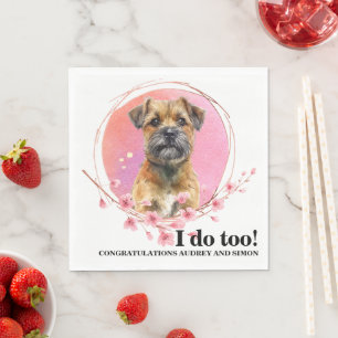 Serviette En Papier Serviettes Border Terrier je le fais aussi avec de
