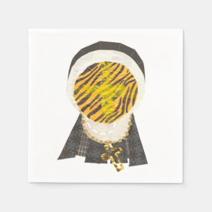 Serviette En Papier Serviettes chaudes de nonne de petit pain croisé