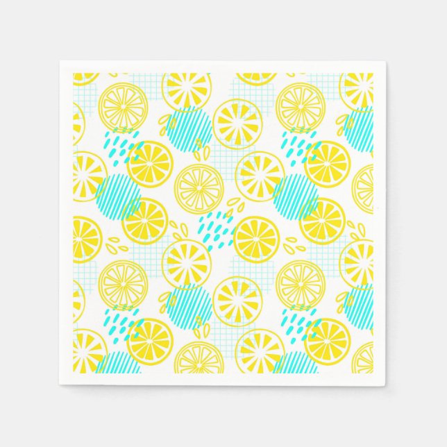 Serviette En Papier Serviettes citrons (Devant)