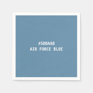 Serviette En Papier Serviettes Code Hexadécimal Bleu de l'Armée de l'A