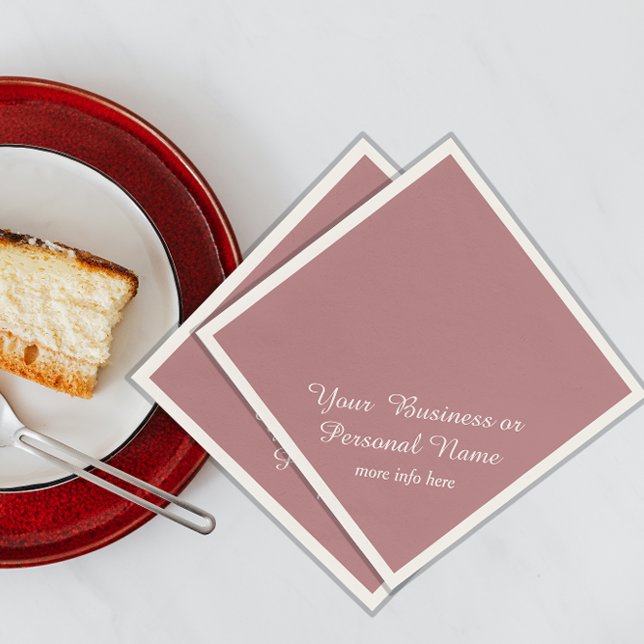 Serviette En Papier serviettes couleur rose poudré uni (Créateur téléchargé)