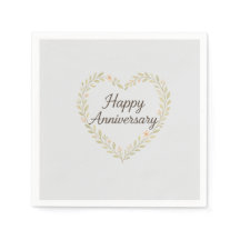 serviettes d'anniversaire heureuses