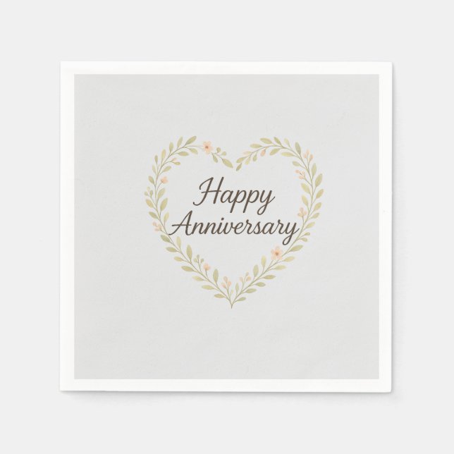 Serviette En Papier serviettes d'anniversaire heureuses (Devant)