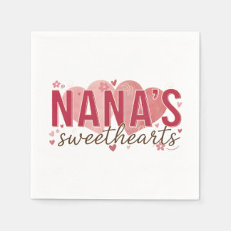 Serviette En Papier Serviettes d'anniversaire pour les amours de Nana