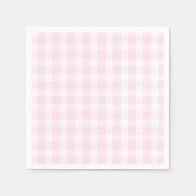 Serviette En Papier Serviettes d'Anniversaire rose préppie (Devant)