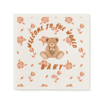 serviettes de baby shower