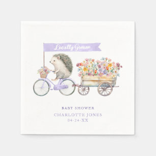 Serviette En Papier Serviettes de Baby shower cultivées localement - F