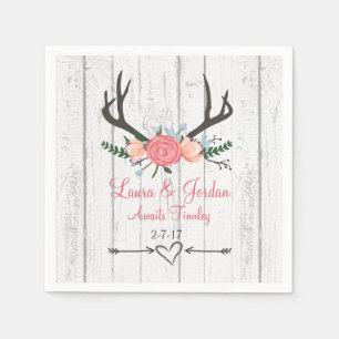 Serviette En Papier Serviettes de baby shower d'Antler