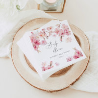 Serviettes de baby shower en fleur de cerisier Sak