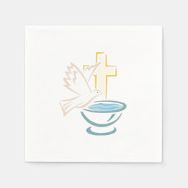 Serviette En Papier Serviettes de baptême