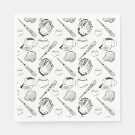 Serviette En Papier Serviettes de base-ball/softball Collections