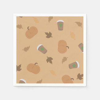 Serviette En Papier Serviettes de Citrouille saisonnier