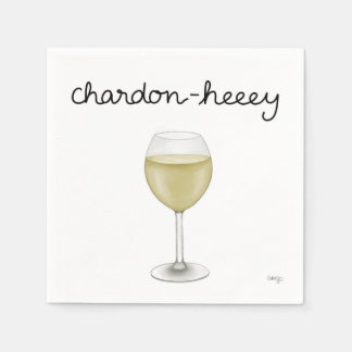 Serviette En Papier Serviettes de cocktail au Chardonnay