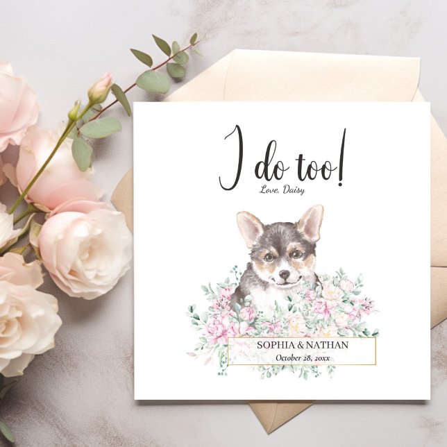 Serviette En Papier Serviettes de cocktail de mariage pour chiots Wels (Créateur téléchargé)