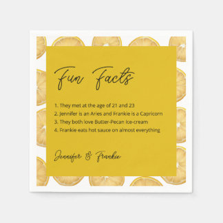 Serviette En Papier Serviettes de cocktail Faits amusants