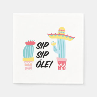 Serviette En Papier Serviettes de cocktail Fiesta